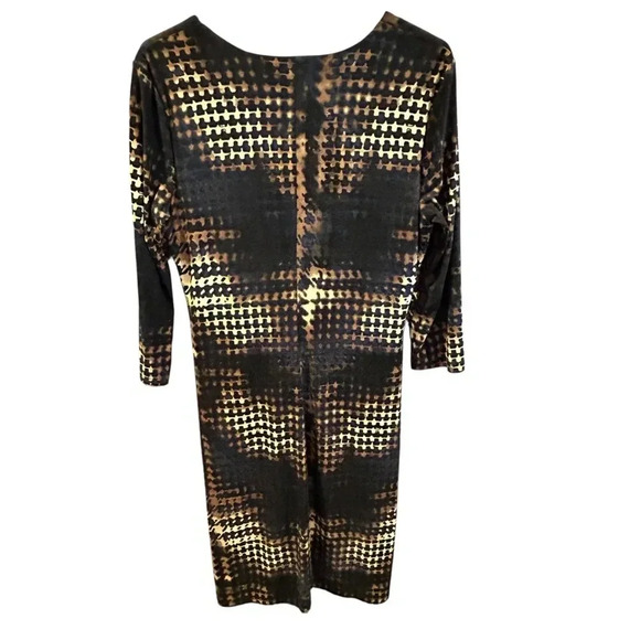 Karen Kane Blue and Brown dress size M - Picture 4 of 7